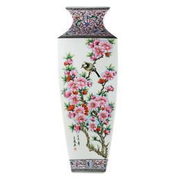 徐亞鳳水點(diǎn)桃花紫藤鑲器 大師匠心與自然之韻的極致融合